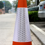 Traffic Cone Collars - Reflective PVC Custom Waterproof Collars Safety Cover Traffic Cone Sleeve